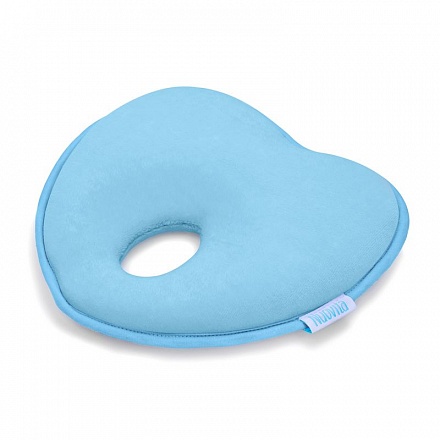 Подушка для новорожденного Nuovita Neonutti Cuore Memoria Blu/Голубой 